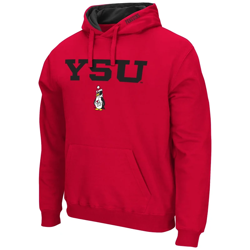 Colosseum Youngstown State Penguins Arch and Logo Pullover Hoodie