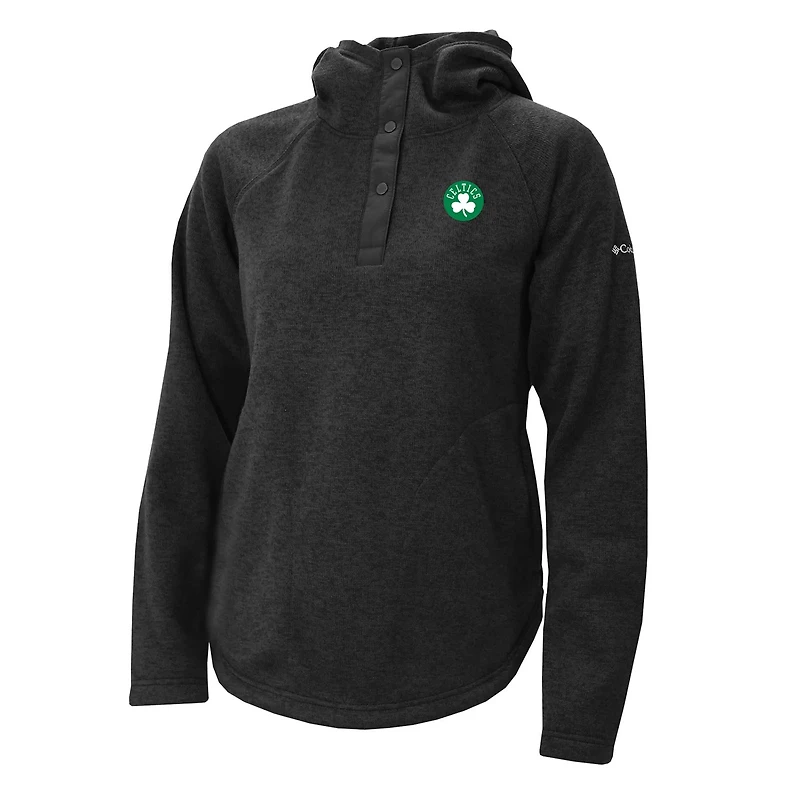 Columbia Boston Celtics Sweater Weather Quarter-Snap Hoodie