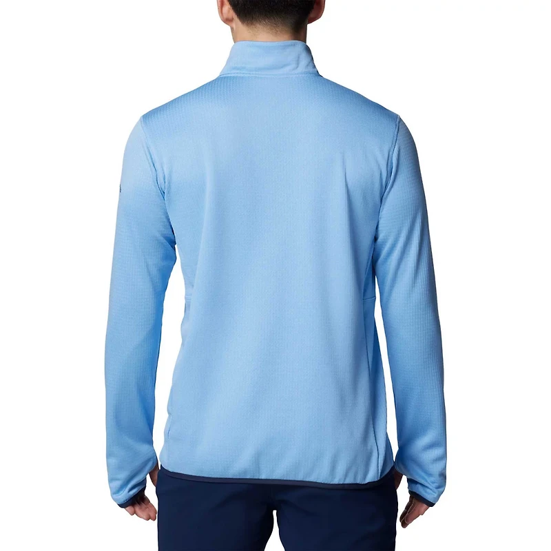 Columbia Carolina North Tar Heels Park View Grid Fleece Omni-Wick Half-Zip Jacket