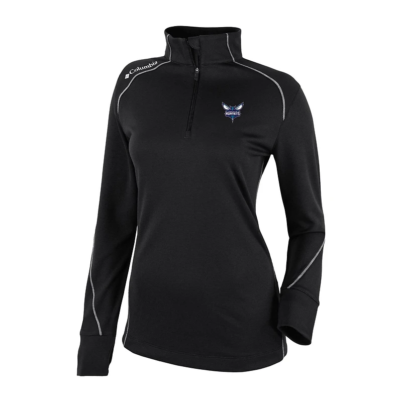 Columbia Charlotte Hornets Omni-Wick Shotgun 20 Quarter-Zip Pullover Top