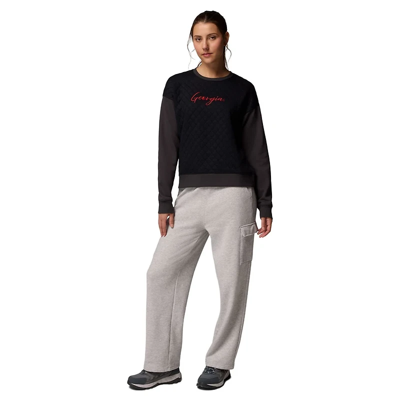 Columbia Georgia Bulldogs Collegiate Hart Mountain Quilted Sweatshirt