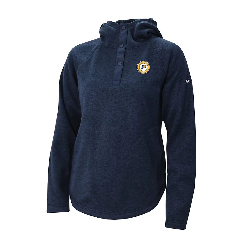 Columbia Indiana Pacers Sweater Weather Quarter-Snap Hoodie
