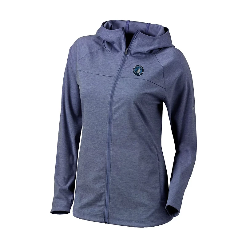 Columbia Minnesota Timberwolves Omni-Wick Half Shot Full-Zip Hoodie