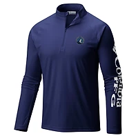 Columbia Minnesota Timberwolves PFG Terminal Tackle Quarter-Zip Top