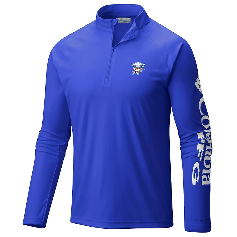 Columbia Oklahoma City Thunder PFG Terminal Tackle Quarter-Zip Top