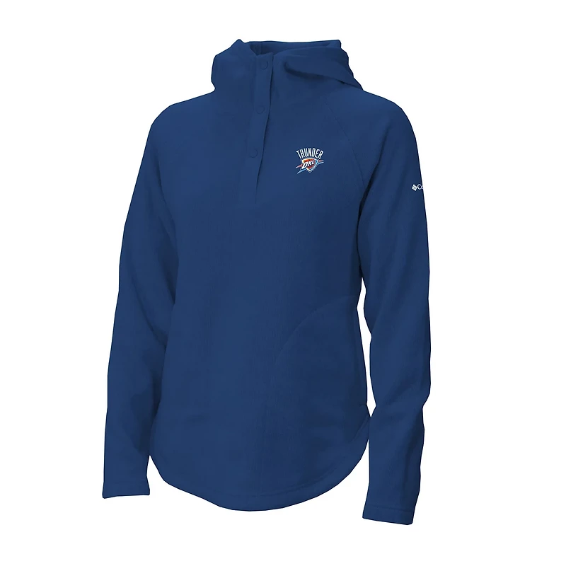 Columbia Oklahoma City Thunder Sweater Weather Quarter-Snap Hoodie