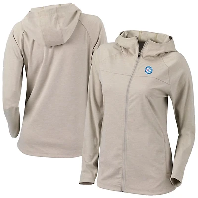 Columbia Philadelphia 76ers Omni-Wick Half Shot Full-Zip Hoodie