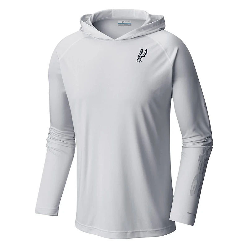 Columbia San Antonio Spurs Terminal Tackle Long Sleeve Hoodie T-Shirt