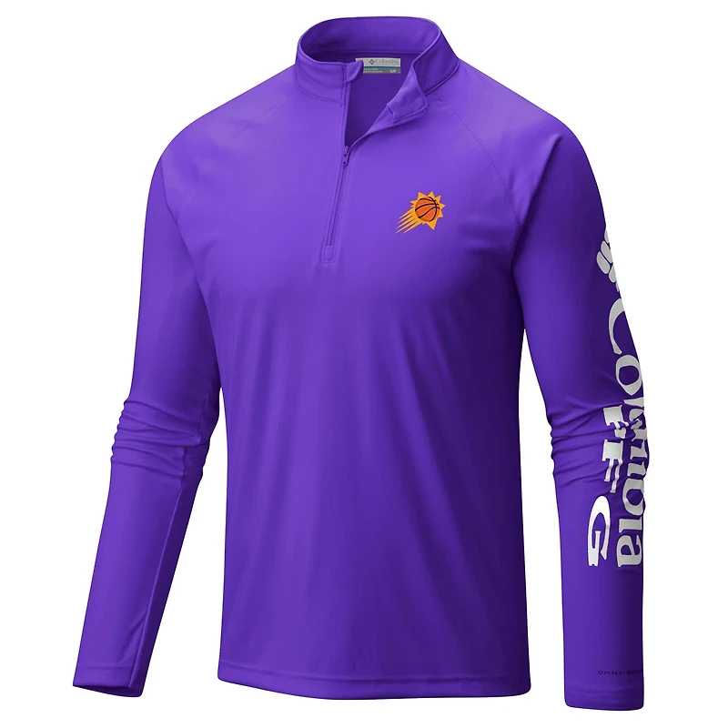 Columbia Sportswear Men's Phoenix Suns PFG Terminal Tackle 1/4 Zip Top