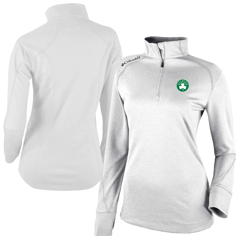Columbia Sportswear Women's Boston Celtics Omni-Wick Shotgun 2.0 1/4-Zip Pullover Top