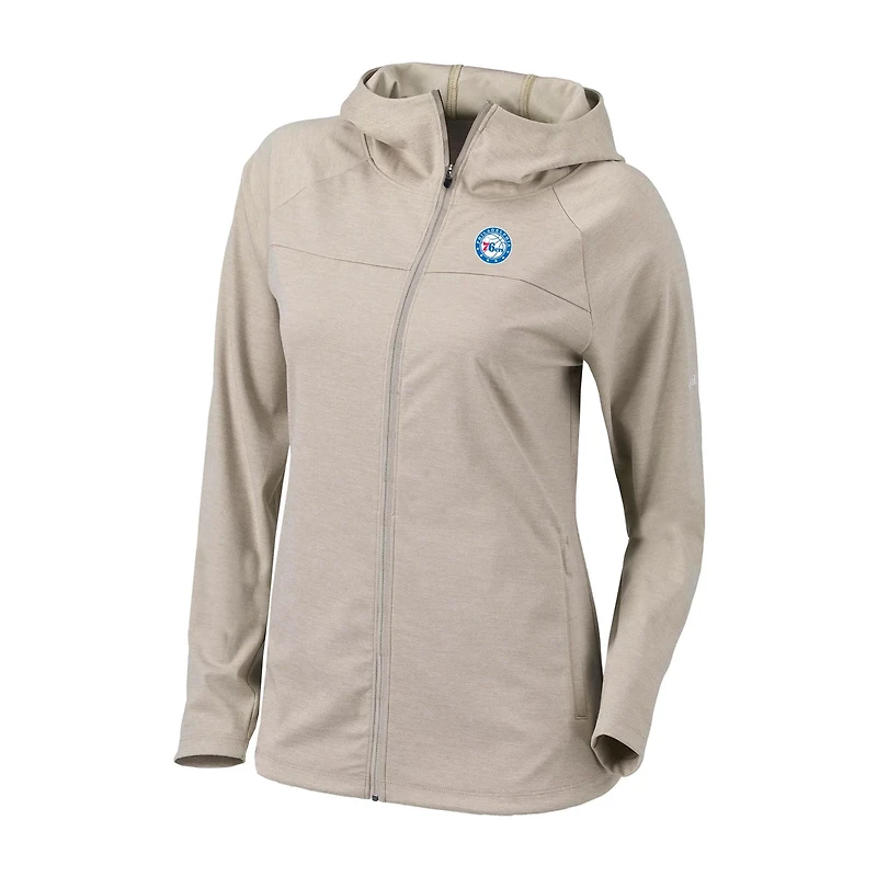 Columbia Sportswear Women's Philadelphia 76ers Omni-Wick Half Shot Full Zip Hoodie