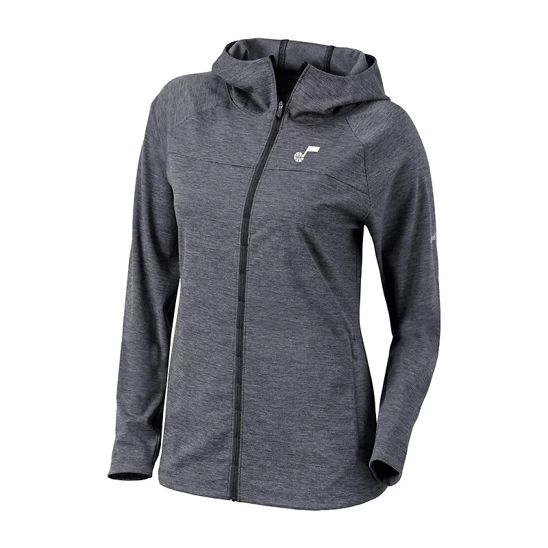Columbia Sportswear Women's Utah Jazz Omni-Wick Half Shot Full Zip Hoodie