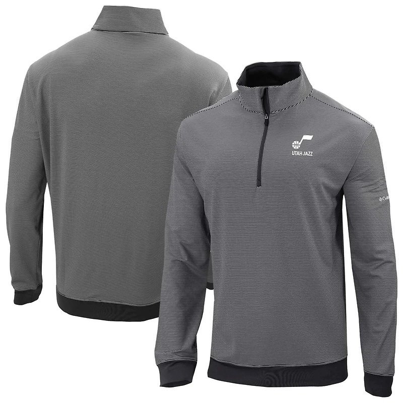 Columbia Utah Jazz Omni-Wick Even Lie Quarter-Zip Top