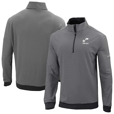 Columbia Utah Jazz Omni-Wick Even Lie Quarter-Zip Top