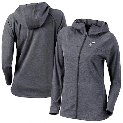 Columbia Utah Jazz Omni-Wick Half Shot Full-Zip Hoodie