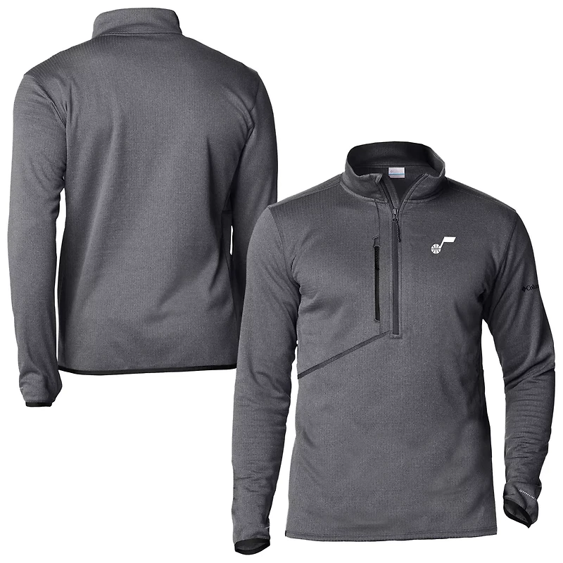 Columbia Utah Jazz Park View Fleece Half-Zip Top
