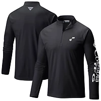 Columbia Utah Jazz PFG Terminal Tackle Quarter-Zip Top