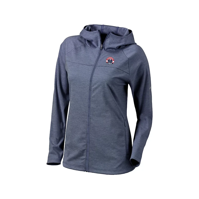 Columbia Washington Wizards Omni-Wick Half Shot Full-Zip Hooded Jacket