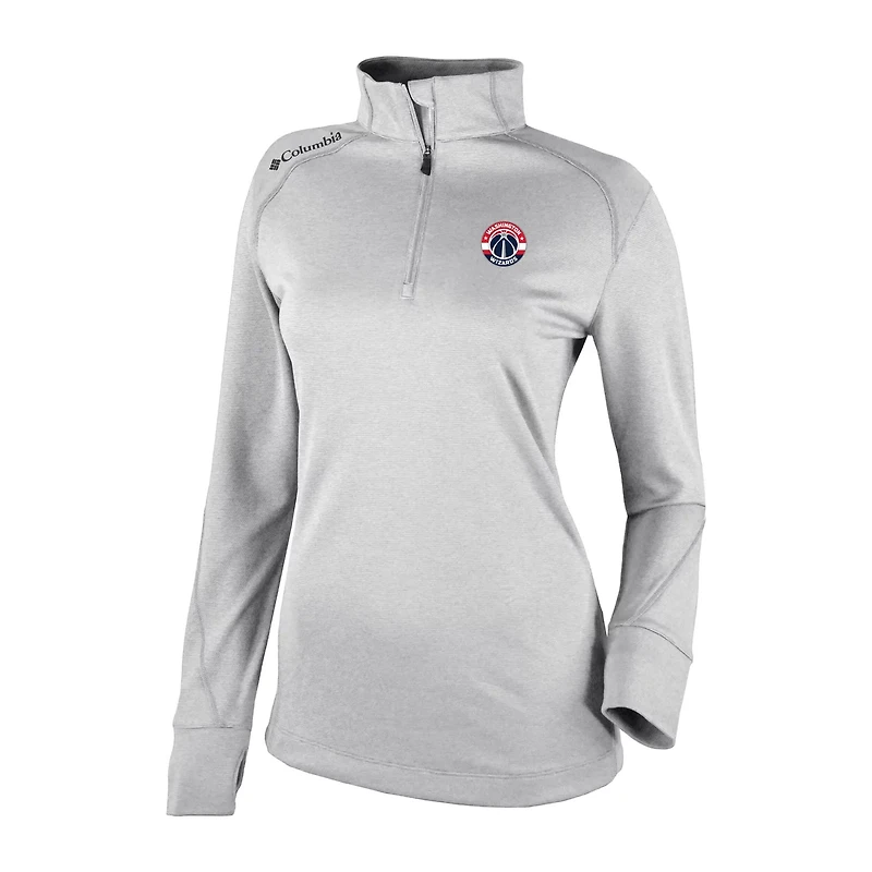 Columbia Washington Wizards Omni-Wick Shotgun 20 Quarter-Zip Pullover Top