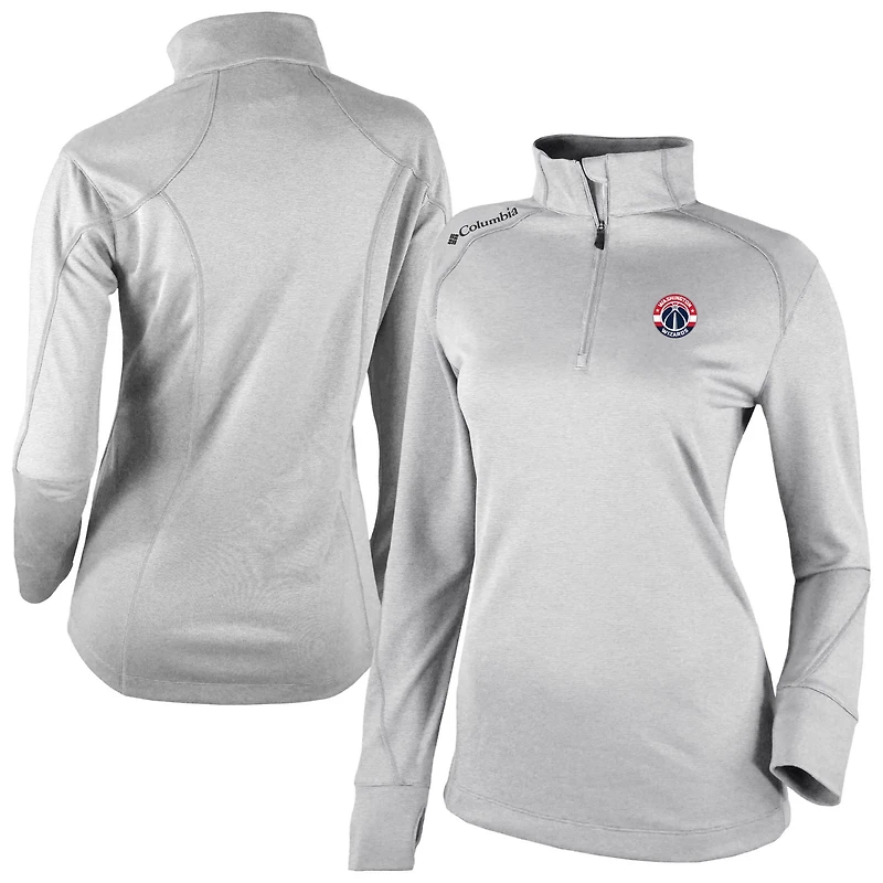 Columbia Washington Wizards Omni-Wick Shotgun 20 Quarter-Zip Pullover Top