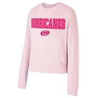 Concepts Sport Carolina Hurricanes Tonal Pullover Sweatshirt
