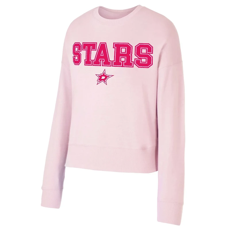 Concepts Sport Dallas Stars Tonal Pullover Sweatshirt