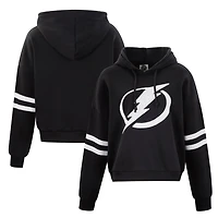 Cuce Tampa Bay Lightning Sequin Cropped Pullover Hoodie