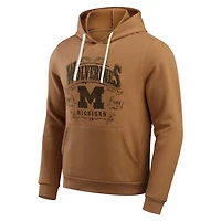 Darius Rucker Collection by Fanatics Michigan Wolverines Camp Fleece Tri-Blend Pullover Hoodie