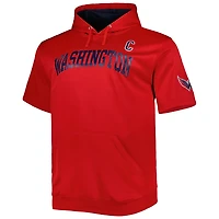 Fanatics Alexander Ovechkin Washington Capitals Big  Tall Captain Patch Name Number Pullover Hoodie