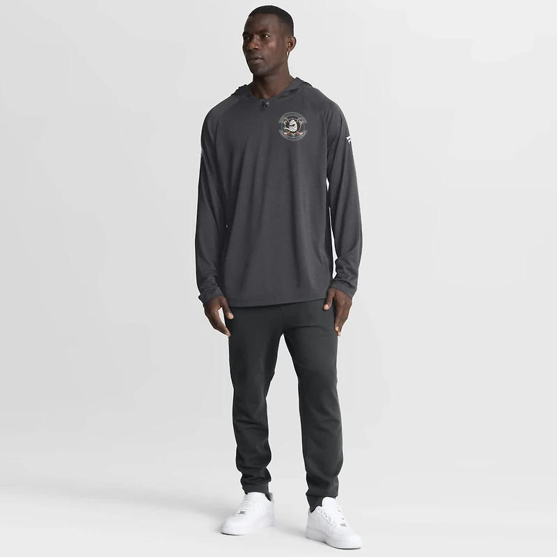 Fanatics Anaheim Ducks Authentic Pro Rink Raglan Hoodie