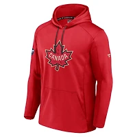 Fanatics Athletic Canada 2025 4 Nations Face-Off Authentic Pro Fleece Pullover Hoodie