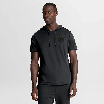 Fanatics Boston Bruins Authentic Pro Road Short Sleeve Hoodie