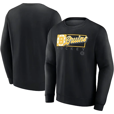 Fanatics Boston Bruins Focus Fleece Pullover Sweatshirt