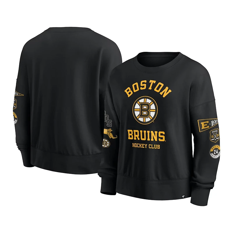 Fanatics Boston Bruins Go Team Pullover Sweatshirt