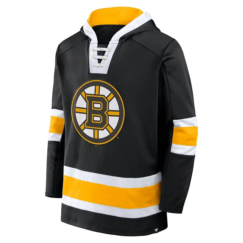Fanatics Boston Bruins Inside Line Fleece Pullover Hoodie
