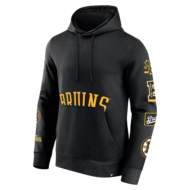 Fanatics Boston Bruins Wild Winner Fleece Pullover Hoodie