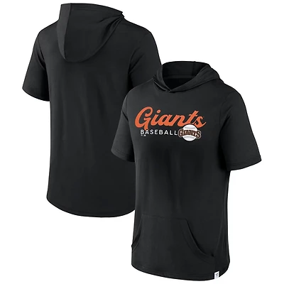 Fanatics Branded San Francisco Giants Offensive Strategy Short Sleeve Pullover Hoodie