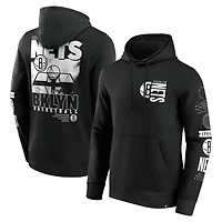 Fanatics Brooklyn Nets Game Time Crossover Pullover Hoodie