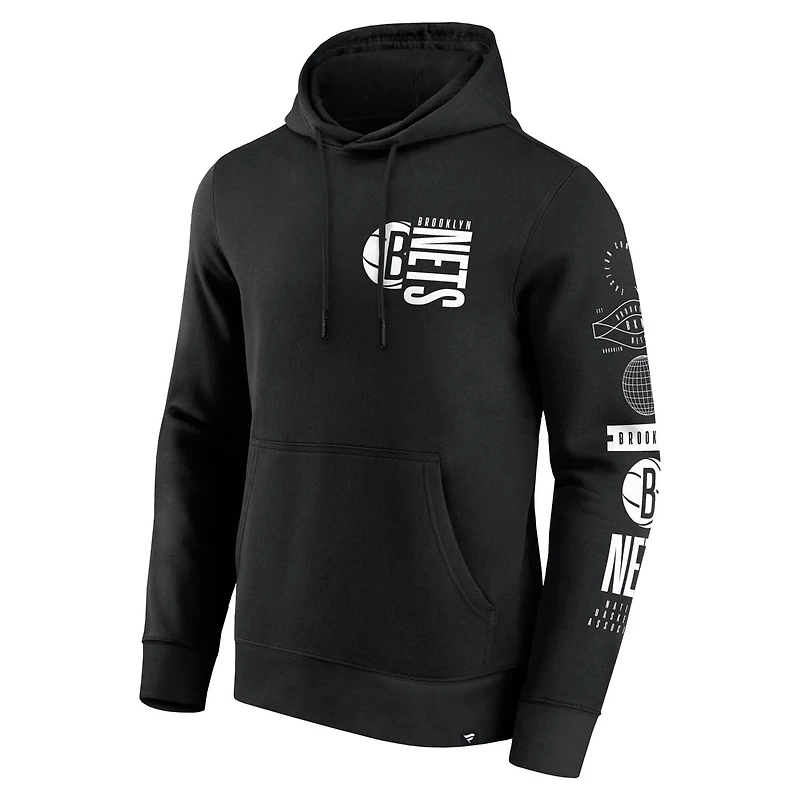 Fanatics Brooklyn Nets Game Time Crossover Pullover Hoodie