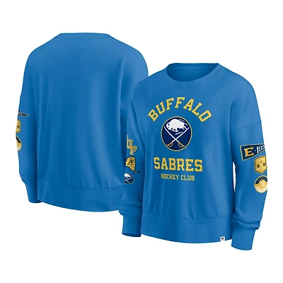 Fanatics Buffalo Sabres Oversized Vintage Go Team Pullover Sweatshirt