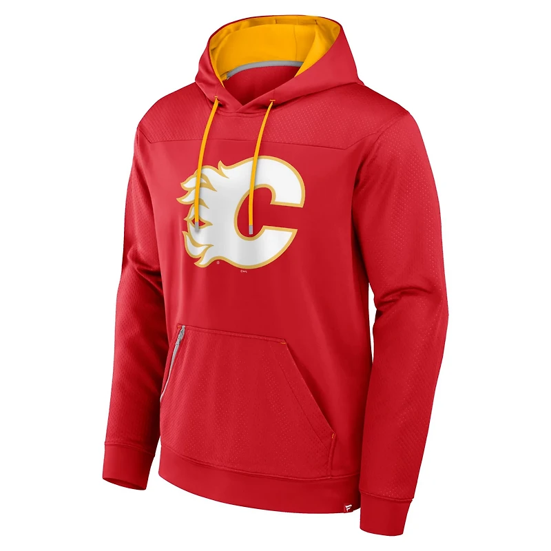 Fanatics Calgary Flames Defender Pullover Hoodie