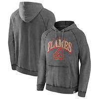 Fanatics Calgary Flames True Classics Raglan Distressed Pullover Hoodie