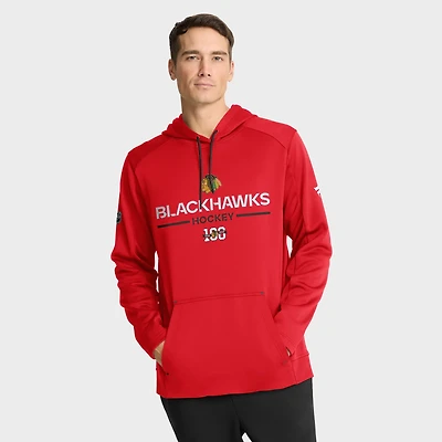 Fanatics Chicago Blackhawks Authentic Centennial Pro Rink Hoodie