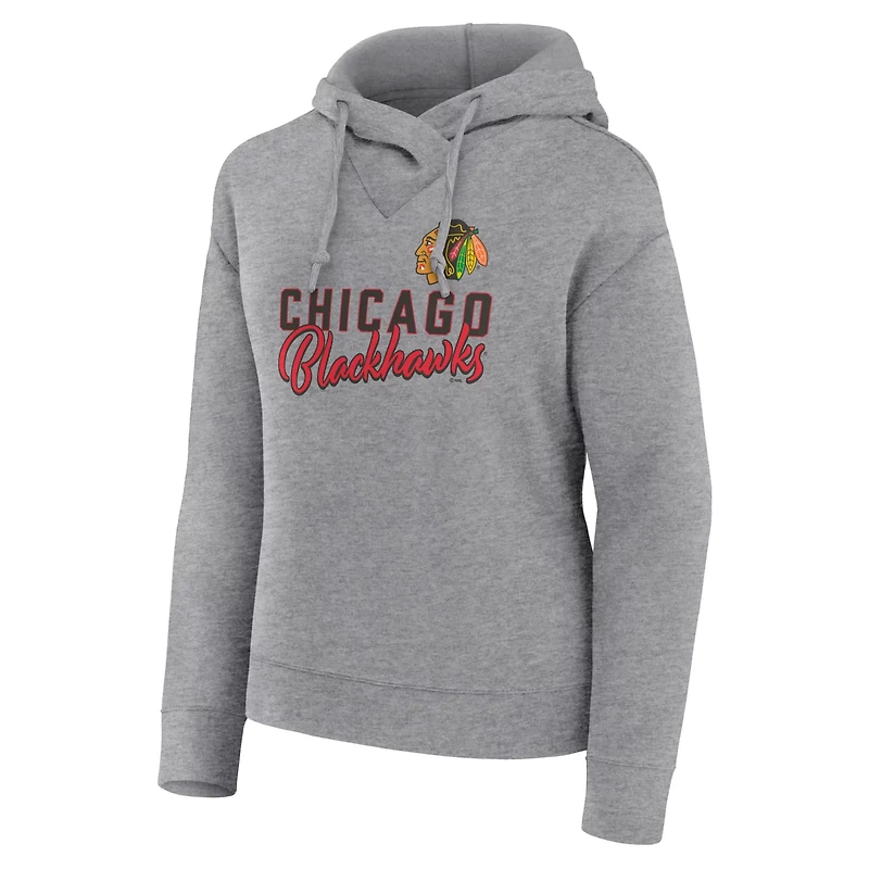Fanatics Chicago Blackhawks Script Favorite Pullover Hoodie