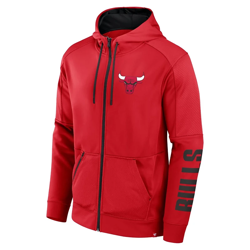 Fanatics Chicago Bulls Baller Defender Performance Full-Zip Hoodie