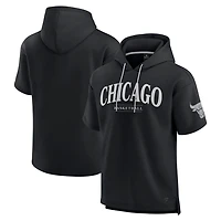 Fanatics Chicago Bulls Elements Ready Short Sleeve Pullover Hoodie