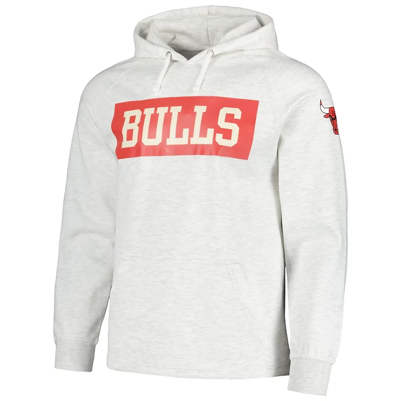 Fanatics Chicago Bulls Softhand Raglan Tri-Blend Pullover Hoodie