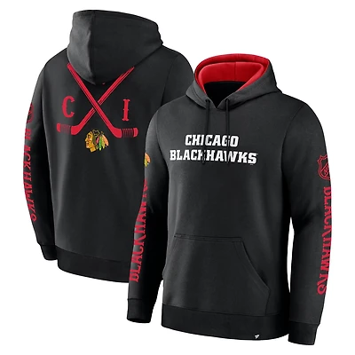 Fanatics Chicago hawks Big City Legacy Fleece Pullover Hoodie
