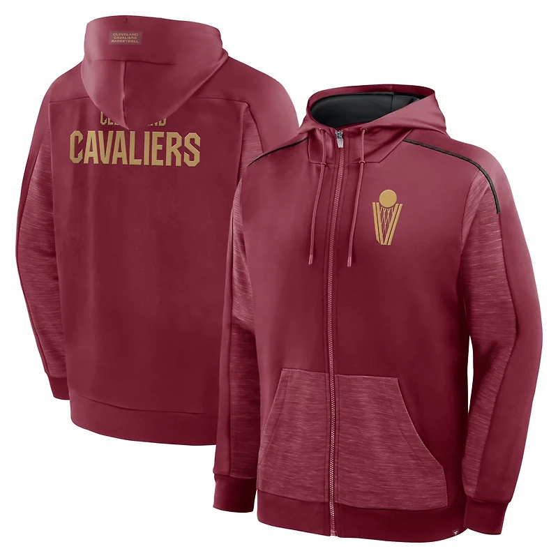 Fanatics Cleveland Cavaliers Back Door Cut Play Defender Full-Zip Hoodie