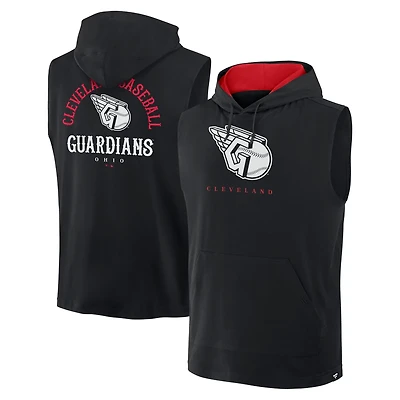Fanatics Cleveland Guardians Fire Speed Sleeveless Pullover Hoodie